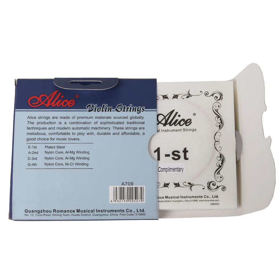 Encordoamento - Violino 4/4 - Alice A709 - Imagem 5