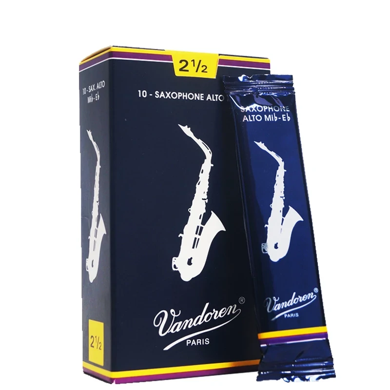 Caixa c/ 10 Palhetas Sax Alto Mib - Vandoren Tradicional