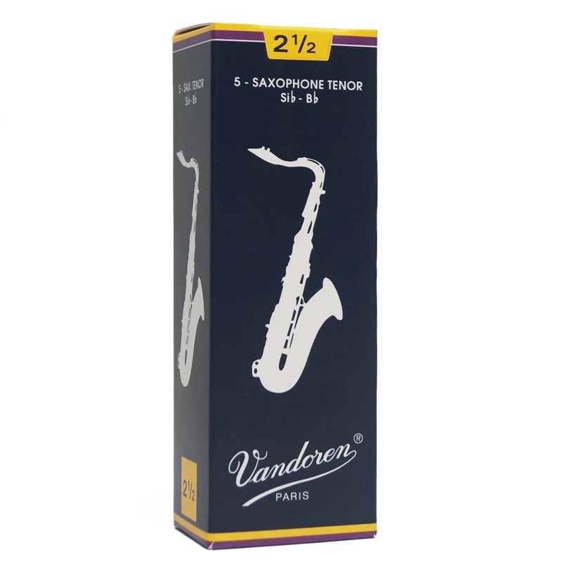 Caixa c/ 5 Palhetas Sax Tenor Sib - Vandoren Tradicional