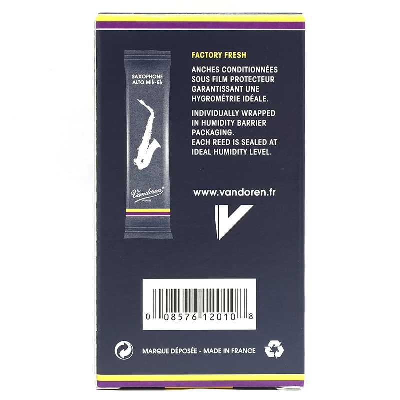 Caixa c/ 10 Palhetas Sax Alto Mib - Vandoren Tradicional - Imagem 6